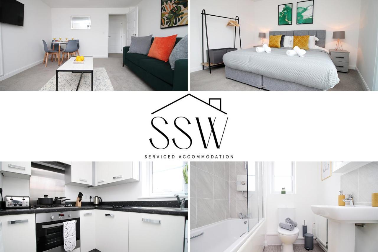No 43 Stadium Views By Ssw - 2Br, Parking, Sleeps 4, 3Min Walk To Stadium, 10Min Drive To City Centre, Marina And Close To M4 Morriston エクステリア 写真